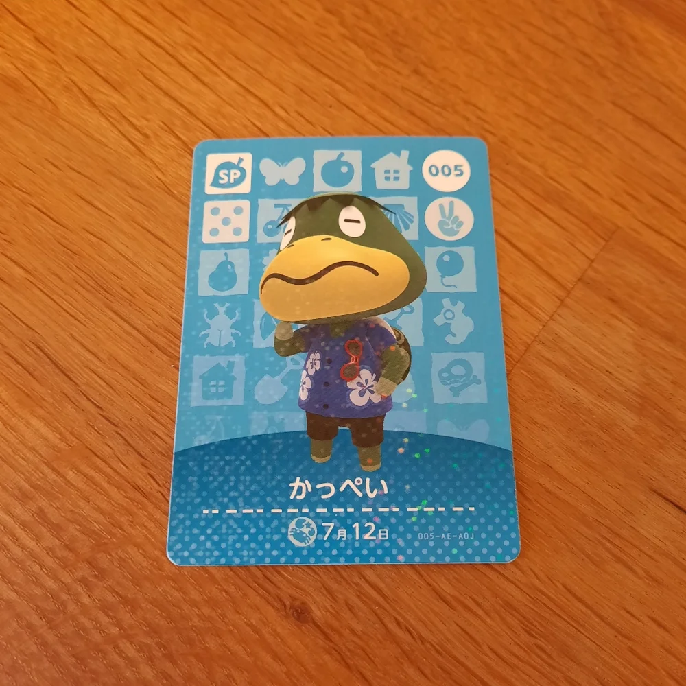 Kapp'n / カッペイ (island version) 🌈holographic🌈 amiibo card